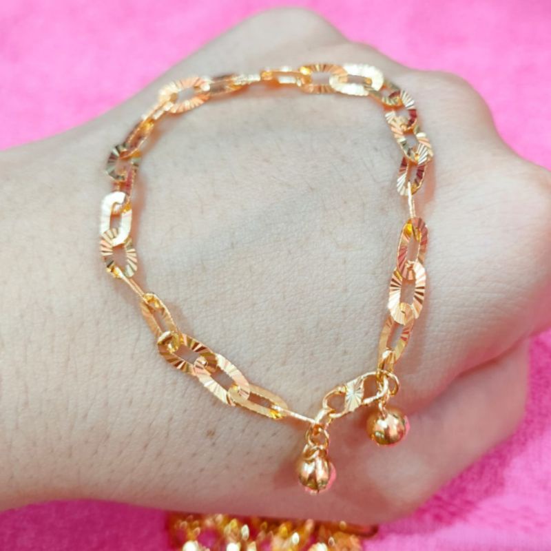 GELANG TANGAN WANITA PERAK ASLI 925 SILVER RANTAI NORI