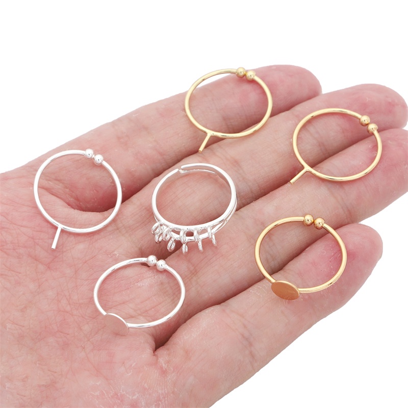 Rak Cincin Adjustable Bahan Kuningan Untuk Perhiasan