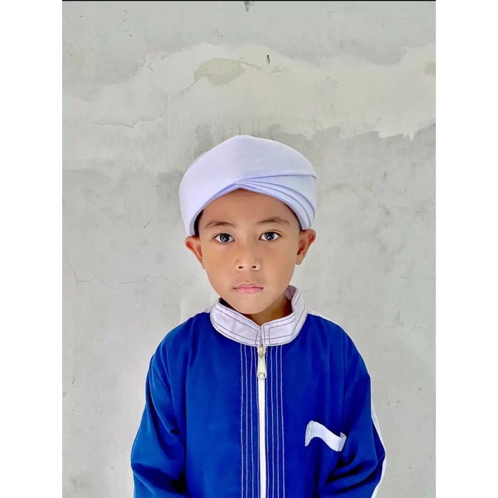 Peci Imamah Anak Permanen Sorban Imamah Permanen Siap Pakai Peci Imamah Peci Imamah Anak Laki