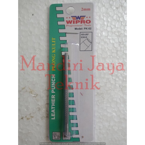Plong Kulit Kertas Karet 2mm PK-02 WIPRO