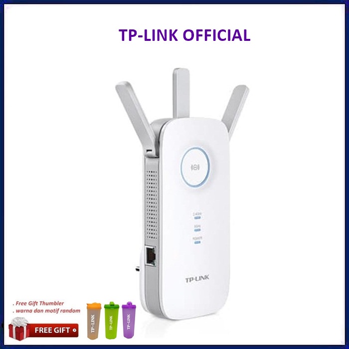 {IqbalStore} TP-Link RE450 : AC1750 Wi-Fi Range Extender TP Link RE450 - Putih Berkualitas