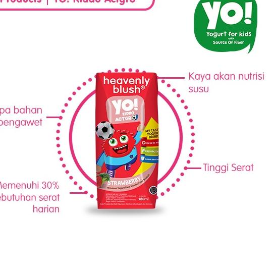 

Terkini Grosir--Yogurt Heavenly Blush YO Strawberry Broccoli 12 x 180 ml