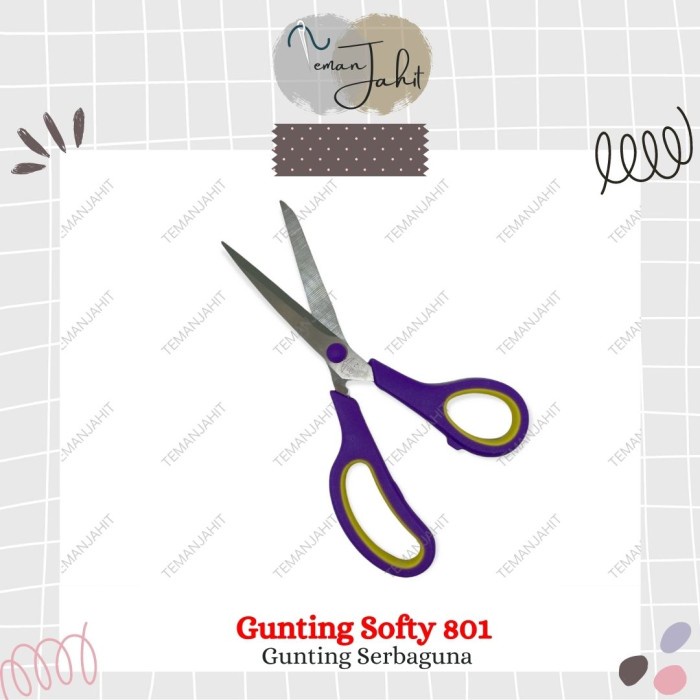 

Hari Ini Gunting Softy 801 - Gunting Kertas / Gunting Kain Sale!!!