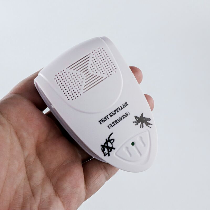 Bug Scare Ultrasonic Rat Pest Control Repeller Anti Nyamuk  Lalat hoe0065 White