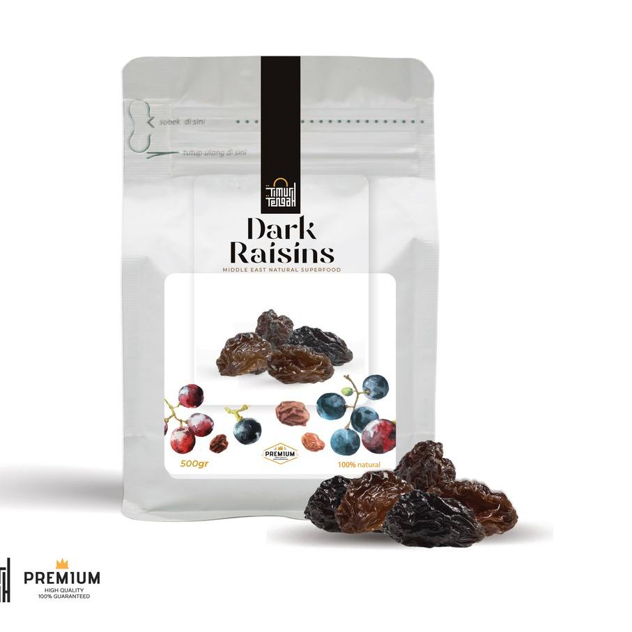 

SALE!!Kismis Hitam Dark Raisins Timur Tengah Premium High Quality|KD4