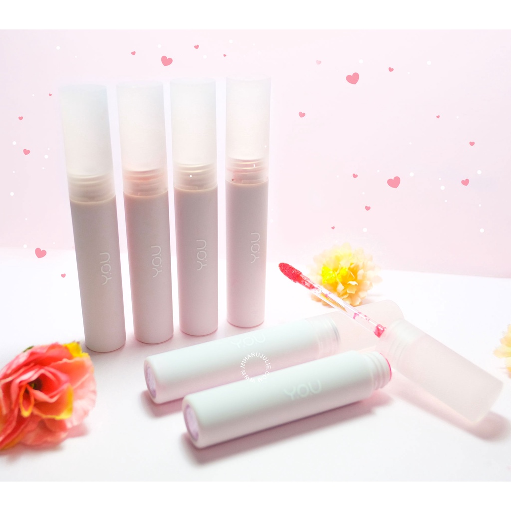 YOU Cloud Touch Fixing Lip Tint | Soft Velvet Finish Lip Stain | Korean Style Lipstik Bibir