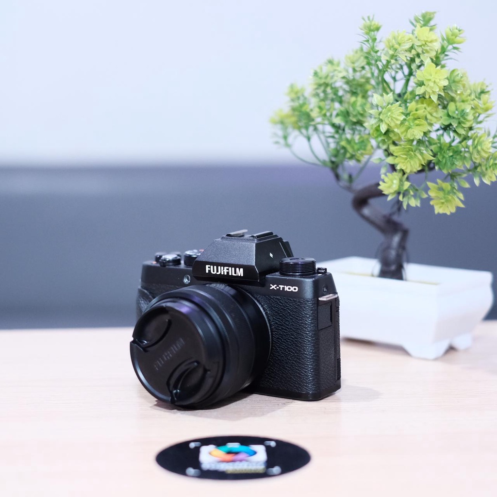 Kamera Camera Fuji XT100 new atau second Lensa Kit 15-45mm Mullus Termurah Bukan Xt200 XA7 Xa5 Xt20 