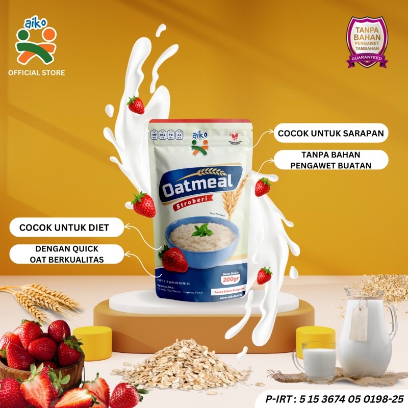 Aiko oatmeal - oatmeal Mpasi bayi