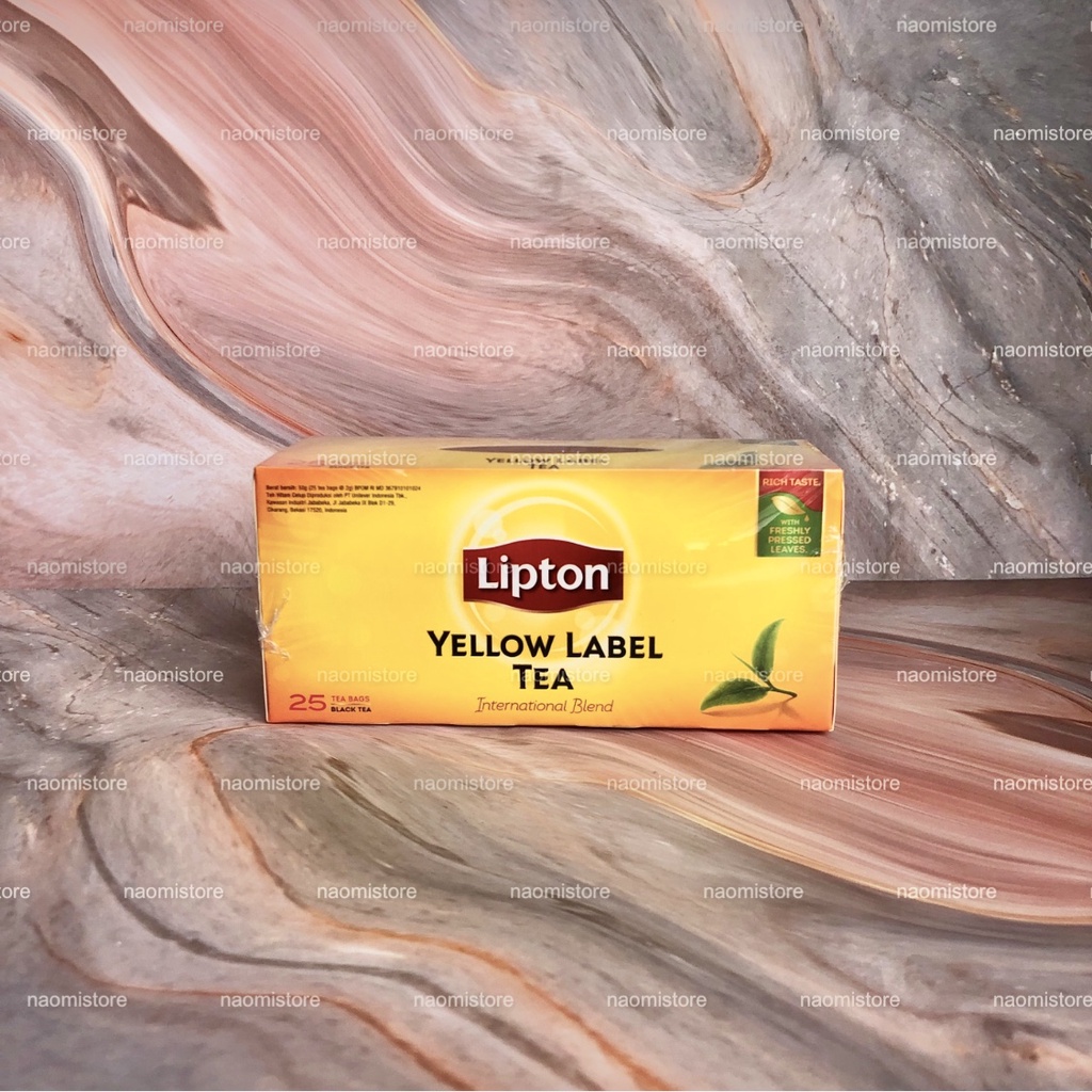 Jual Lipton Teh Celup Yellow Label 25 Pcs | Shopee Indonesia