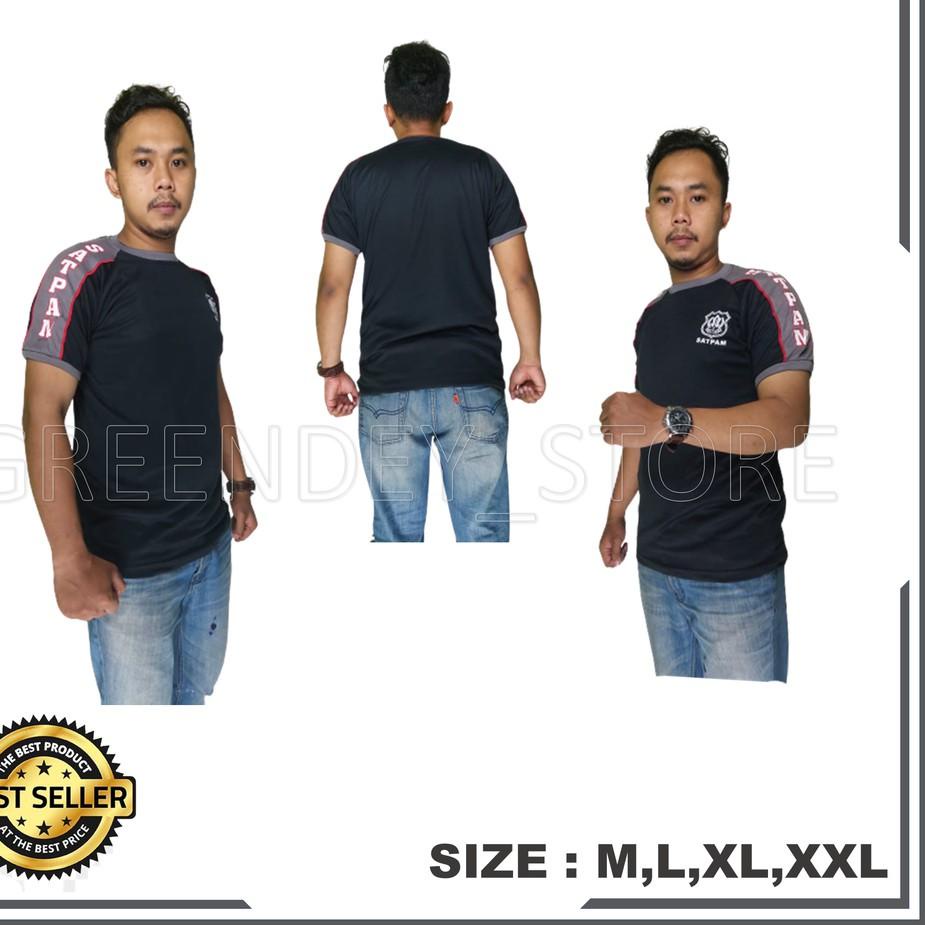 Stock baru--Baju Kaos Dalam Satpam Kaos Satpam Terbaru Kaos Dalam Security SatpamTerbaru Kaos Securi