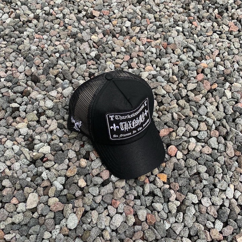 TRUCKER HAT TRICERA V2 - BLACK BLACK
