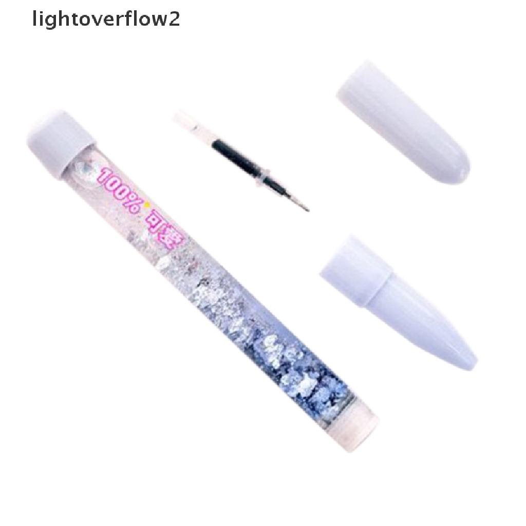 (lightoverflow2) Pulpen Gel 0.5mm Gaya Korea Selatan / Jepang Untuk Anak Perempuan (ID)