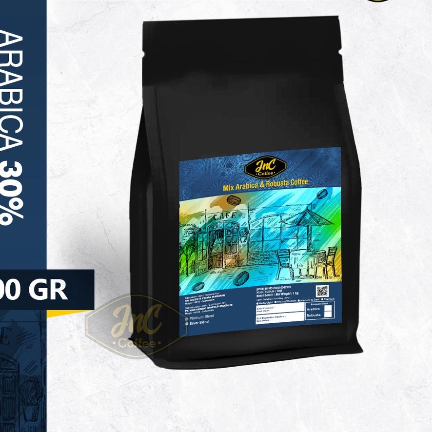 

BAYAR DITEMPAT✔️JnC Silver House Blend 1 KG 30% Arabica 70% Robusta|RA8