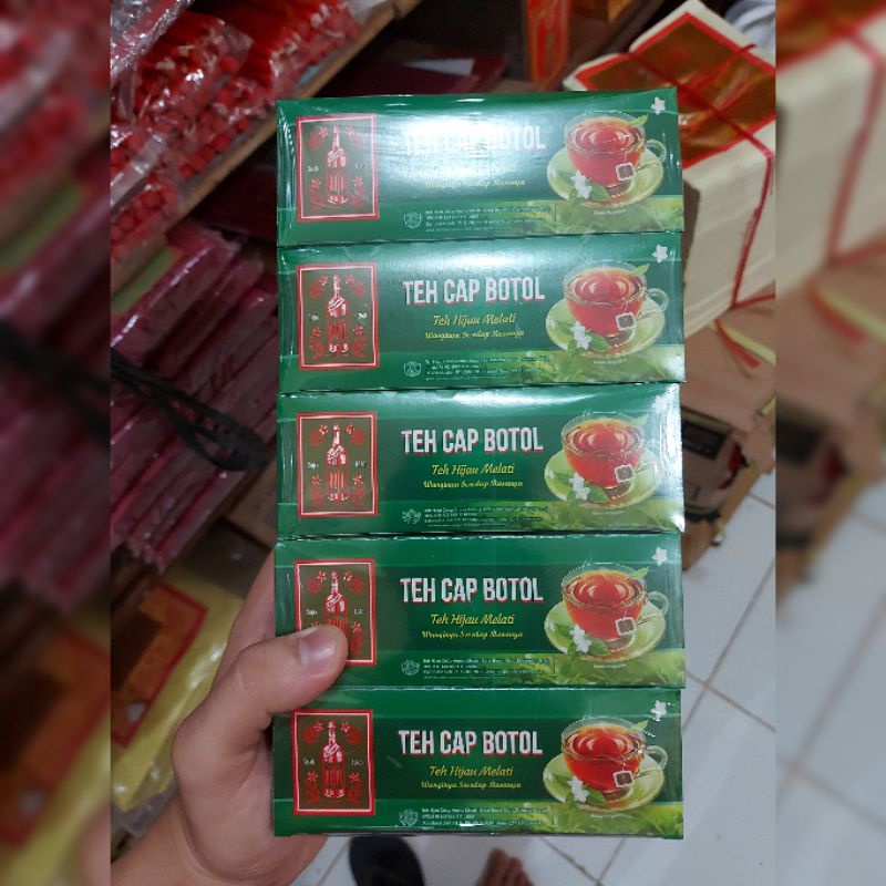 

Teh Cap Botol Aroma Melati 1 Kotak Isi 25 Teabags