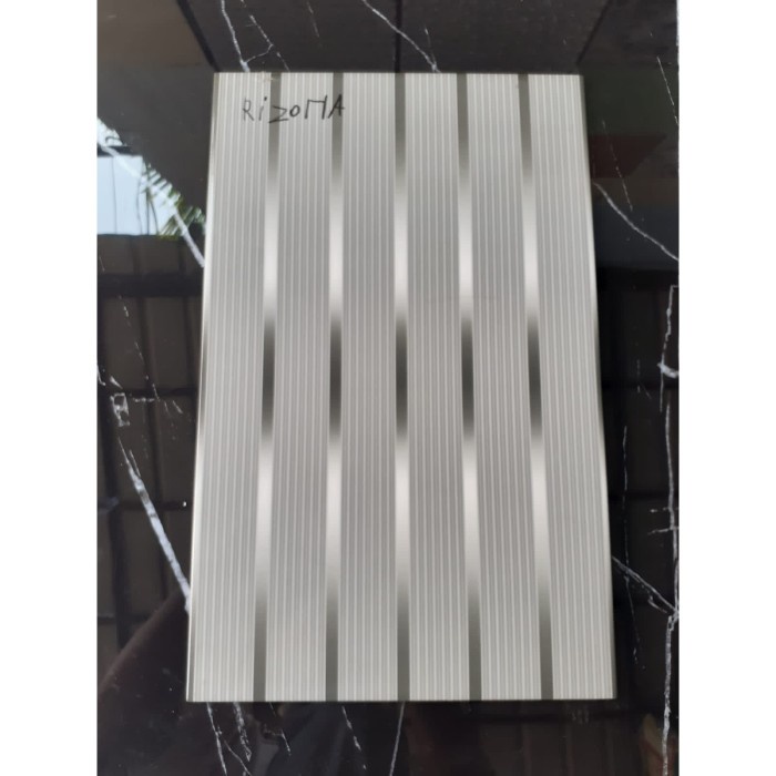 KERAMIK DINDING 25X40 RIZONA GREY GLOSSY - ROSALIA