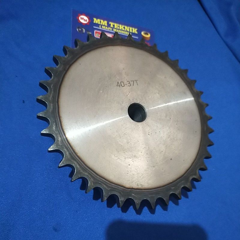 Sprocket RS 40 x 37 T Gear Rantai Single Gir gigi Z 37T RS40 -1 40Z37 40X37T 40-1 tipe B Sproket spr 40-37T 40x1x37T 40-1-37T