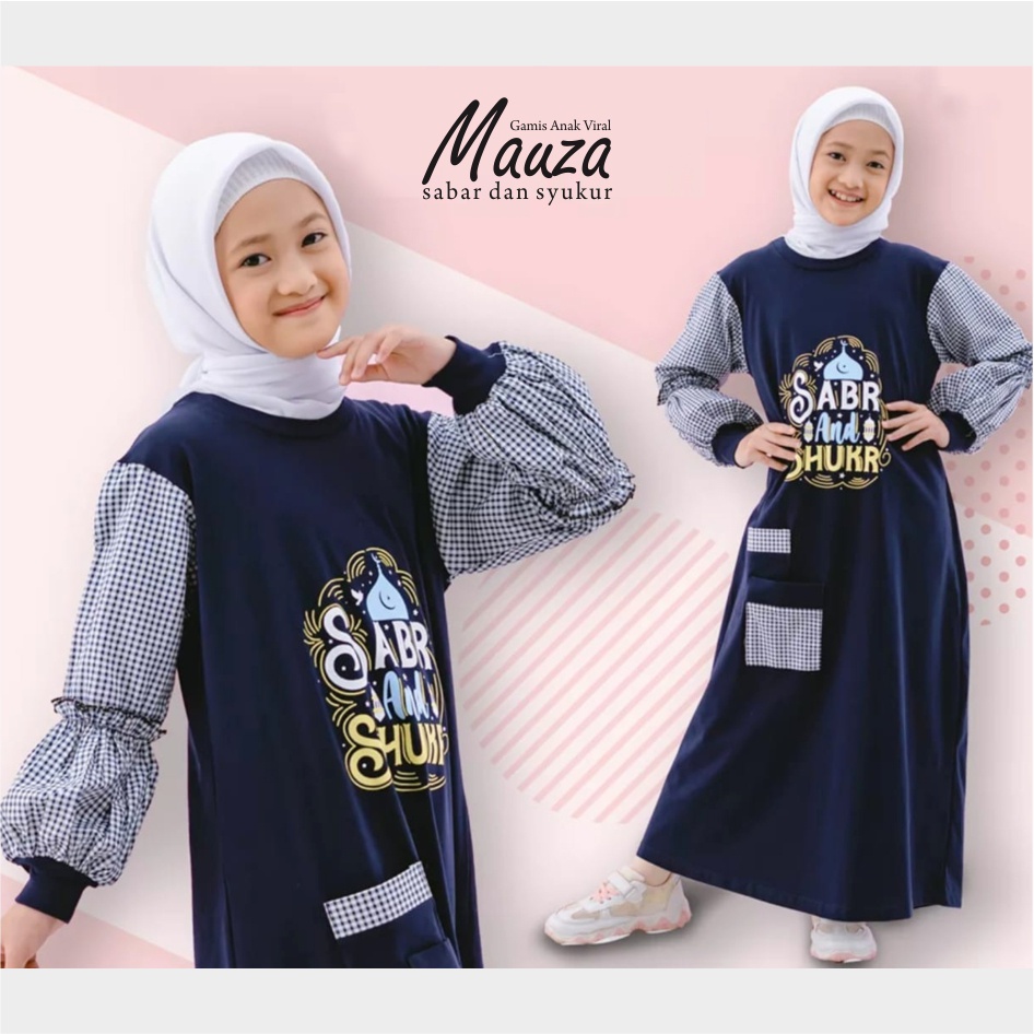 CF Kids Gamis Anak Mauza Sabar dan Syukur