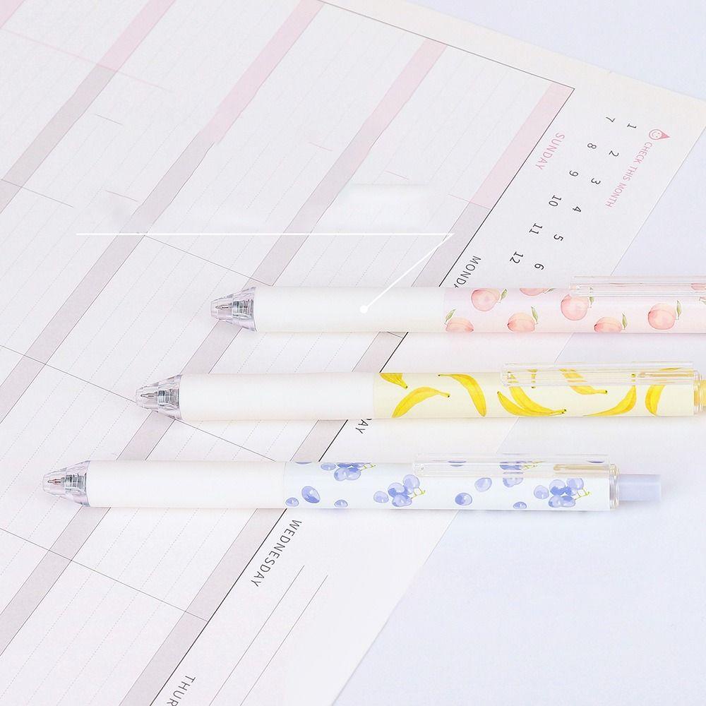 Preva 6PCS/Set Gel Pens Mutil-styles Alat Tulis Buah Bau Signature Pen