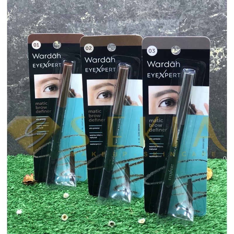 [ki.x] wardah eyebrow matic terbaru - wardah matic brow definer baru