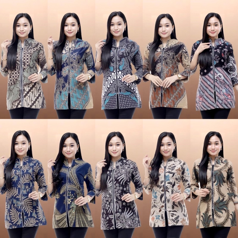 Batikid - Atasan Batik Dolby Dolbi Dobby Doby Tenun Sutra Tulis Halus Katun ATBM Baron Sarombit