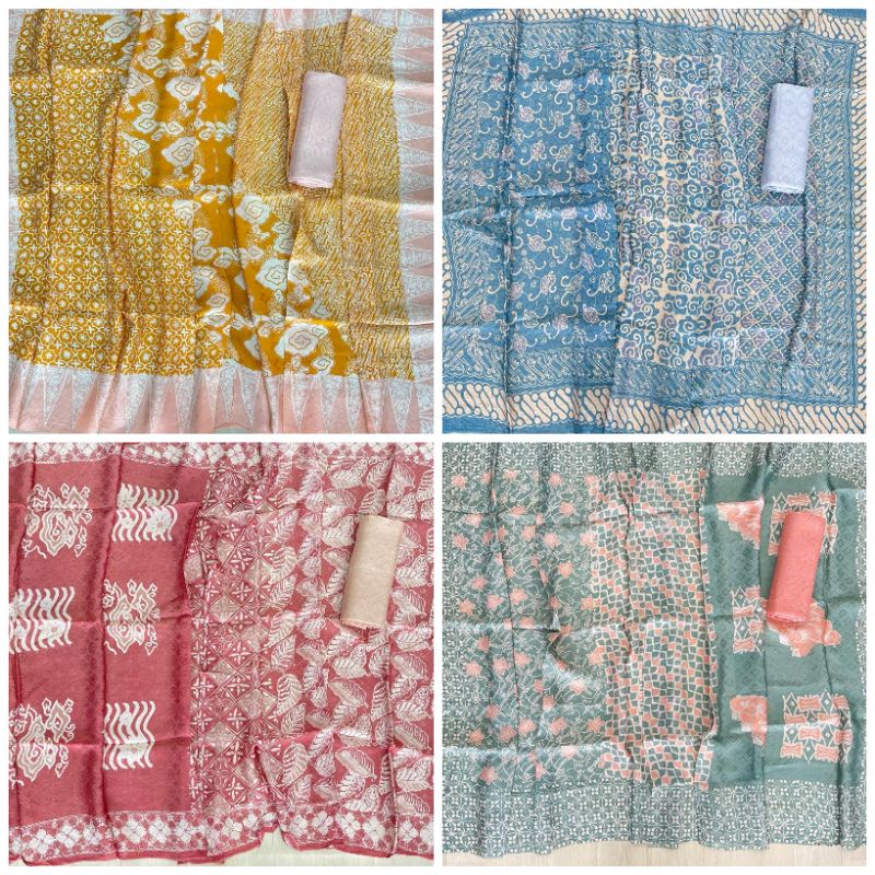 Kain Batik Viscose Semi Sutra 3 Dimensi