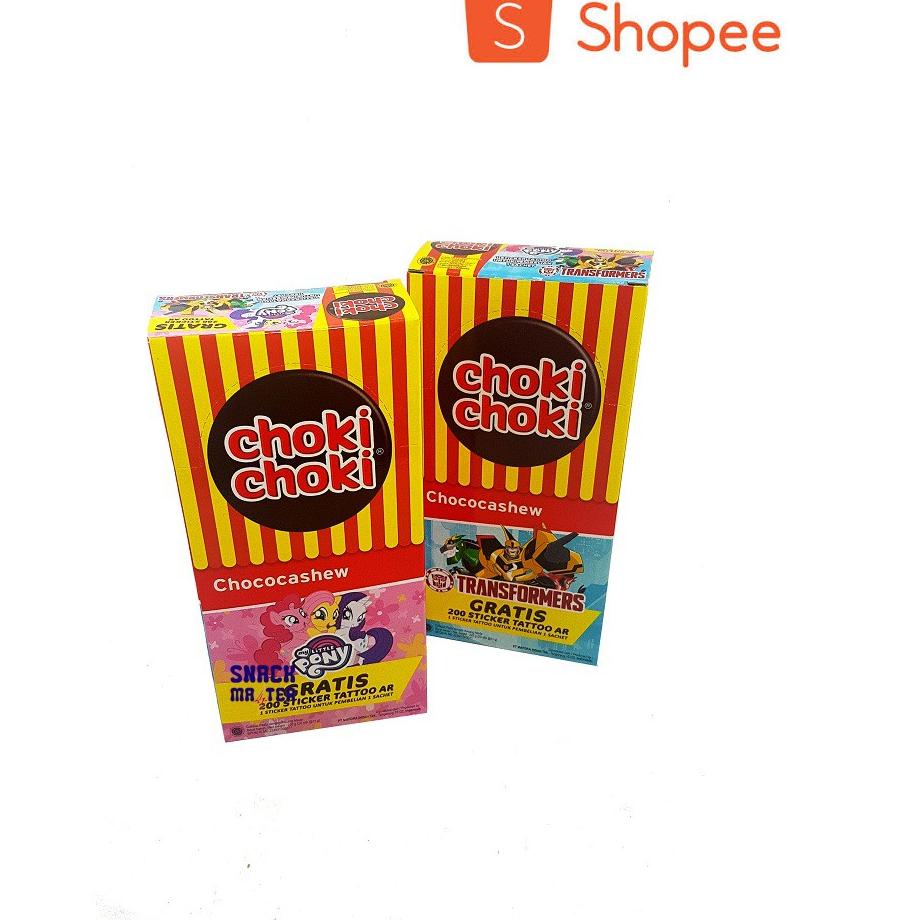 

TRCPp6P0--Choki Choki Chococashew - Netto 20 pcs x 11 gr