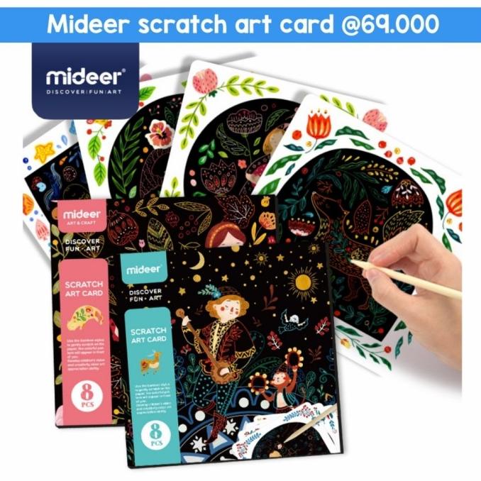 

mideer scratch card art Non COD