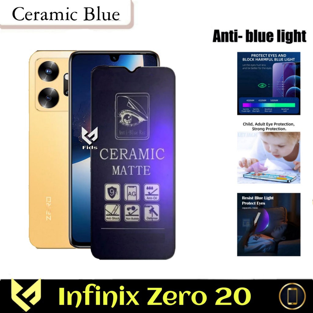 Screen Guard For INFINIX ZERO 20 Anti Gores Layar All Variant Anti SPY Anti Bluelight Anti glare Premium Tempered Glass dan Ceramic INFINIX ZERO 20