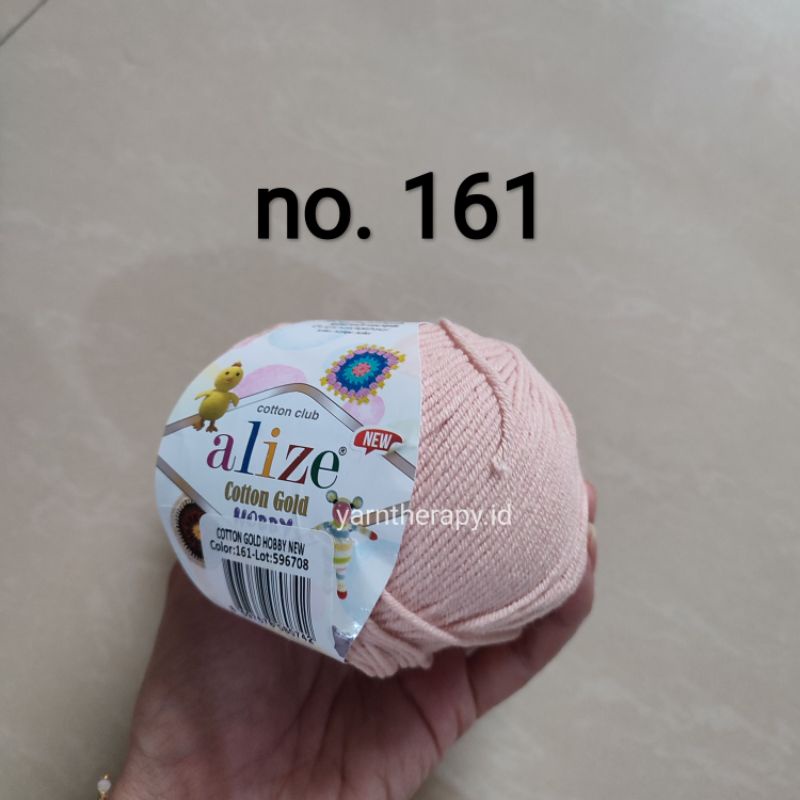 ALIZE COTTON GOLD HOBBY - benang rajut impor turki bahan Katun akrilik lembut - yarntherapy.id