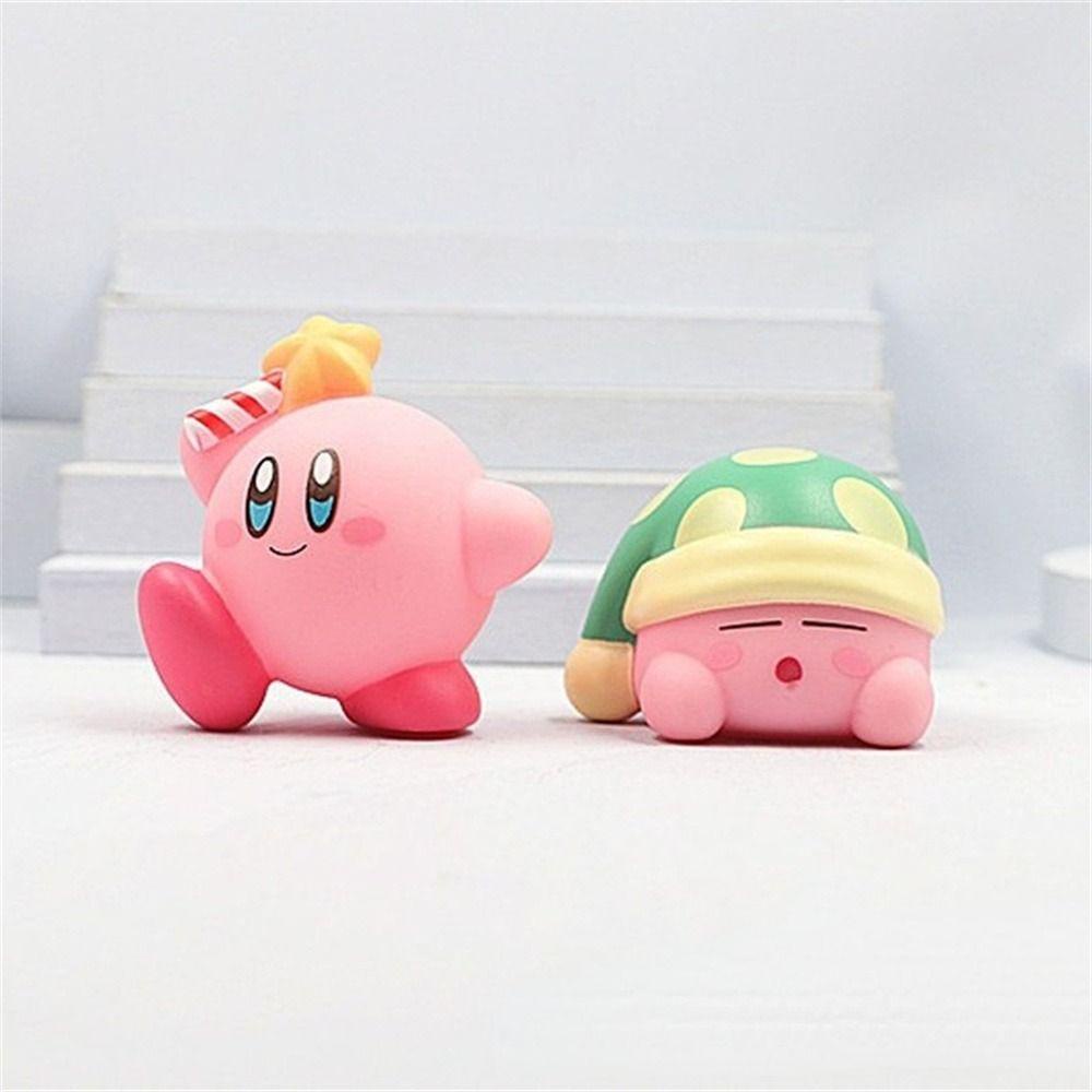 Needway  Kirby Figure Hadiah Natal Mini Pink Waddle Dee Collection Kartun Anime Figure