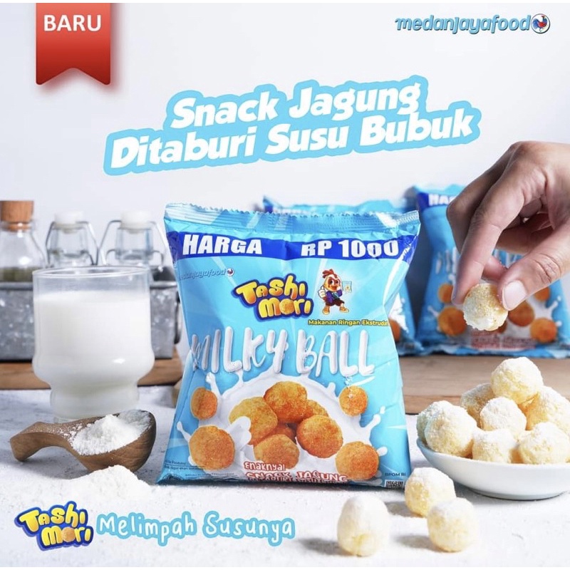 

tashi mori milky ball bola susu 10pcs snack viral