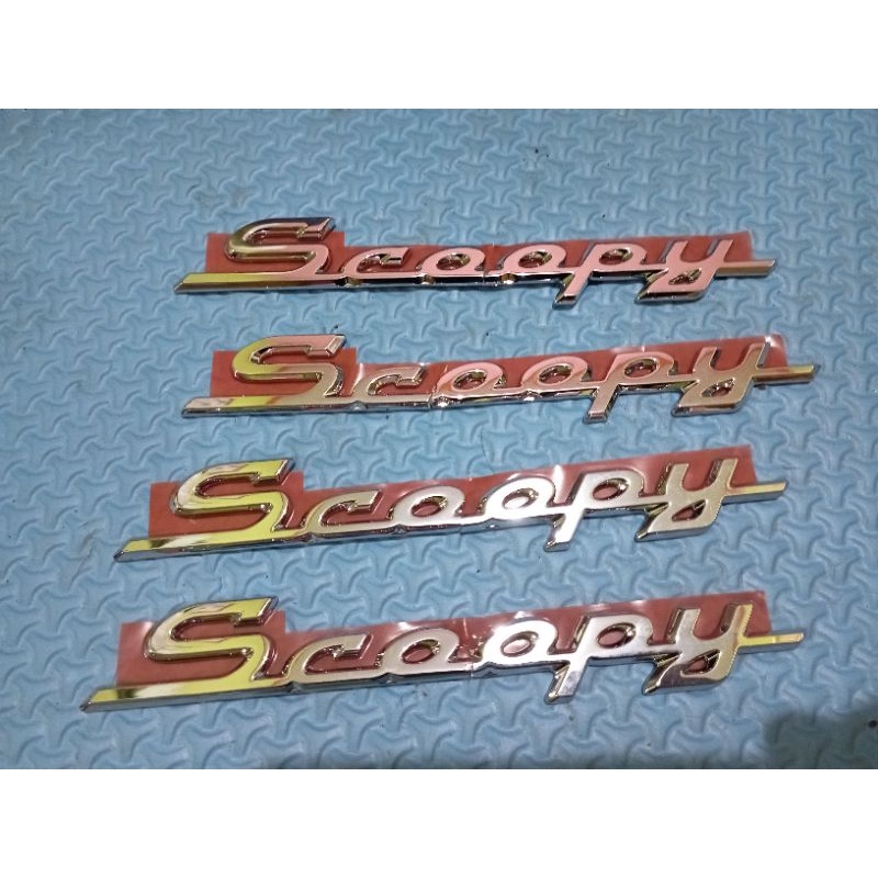 EMBLEM LOGO HONDA SCOOPY F1 2014-2016 ORI