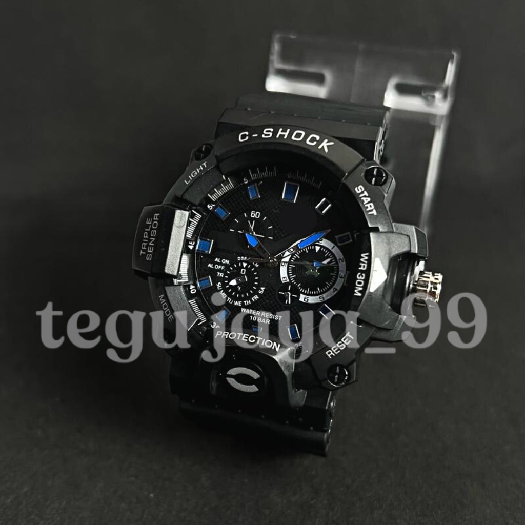 JAM TANGAN SPORT JARUM FASHION COWOK STRAP RUBBER TE1036