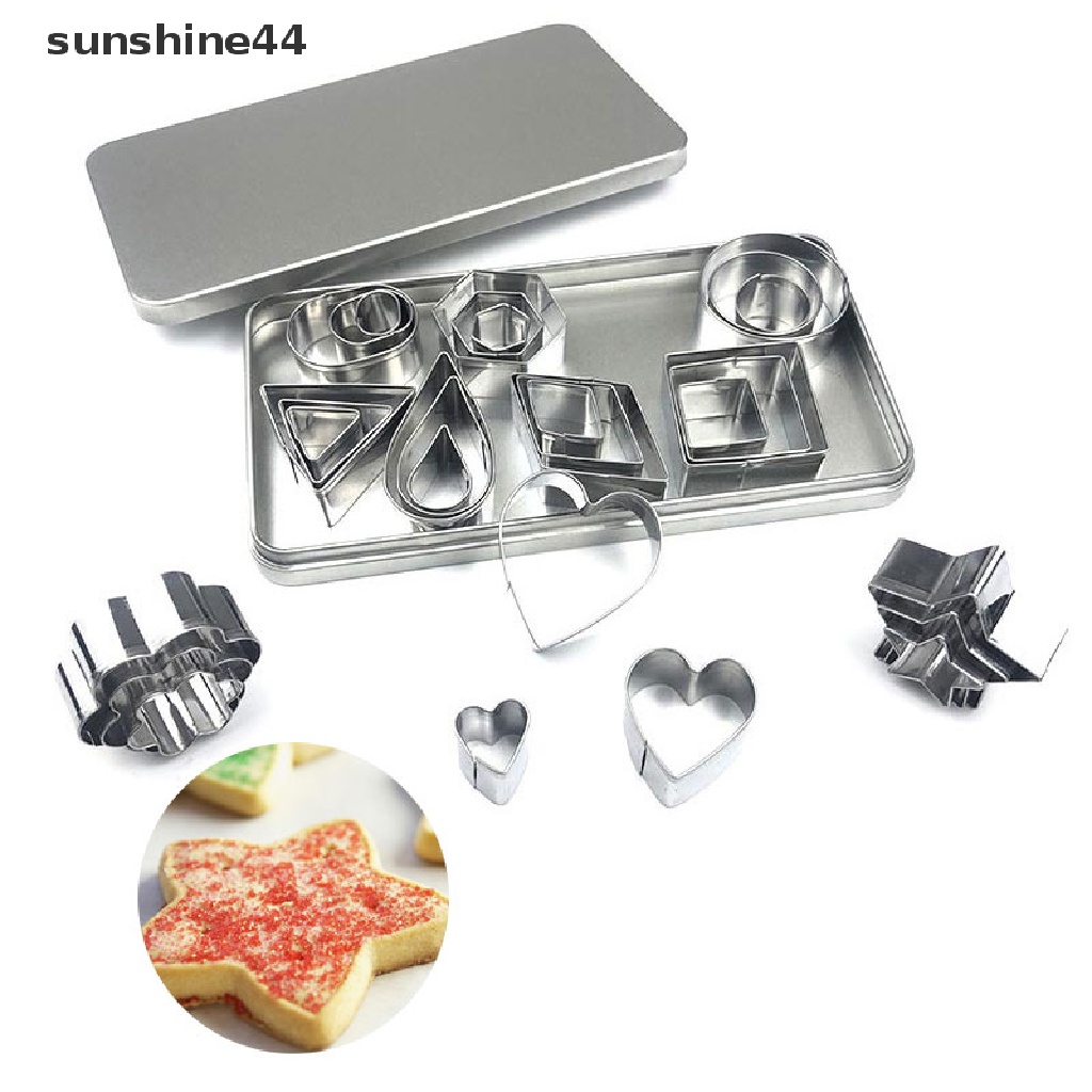 Sunshine Cetakan Pemotong Clay Polimer Bentuk Geometri Bahan Stainless Steel