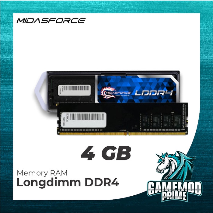 MEMORY RAM MIDASFORCE LONGDIM DDR4 1600MHZ PC12800 LDDR4 4 8 GB 4GB 8G