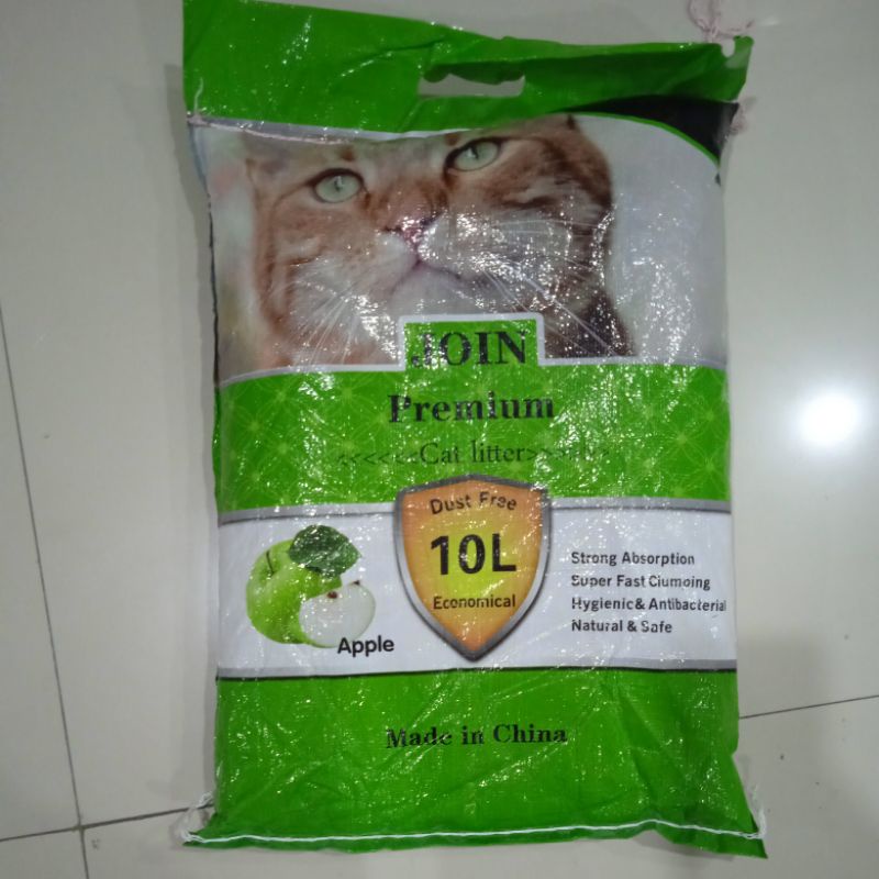 Pasir Kucing Join Premium 10ltr Pasir Wangi Gumpal - Apple