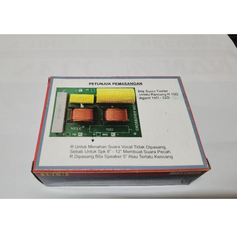 [SGU.18Oc22ᵛ] Crossover 2 way tweeter +  vokal Nelc161