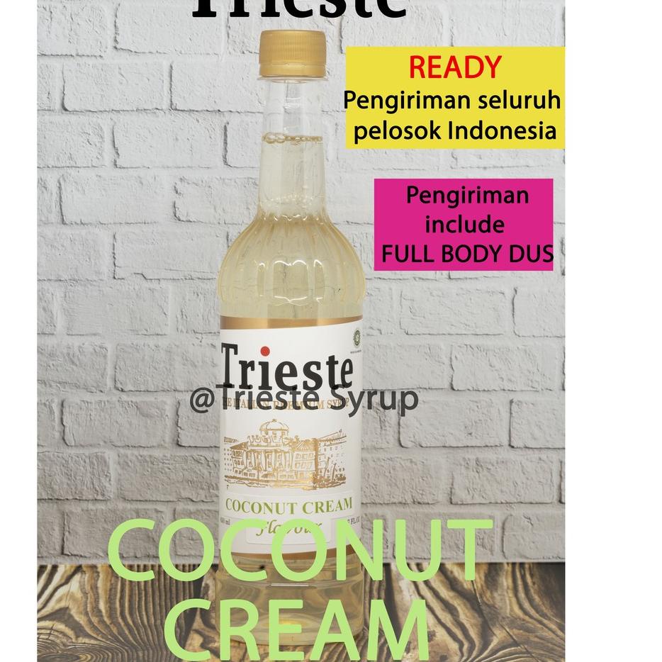 

✨STAR✨ TRIESTE SYRUP rasa COCONUT CREAM gas !!