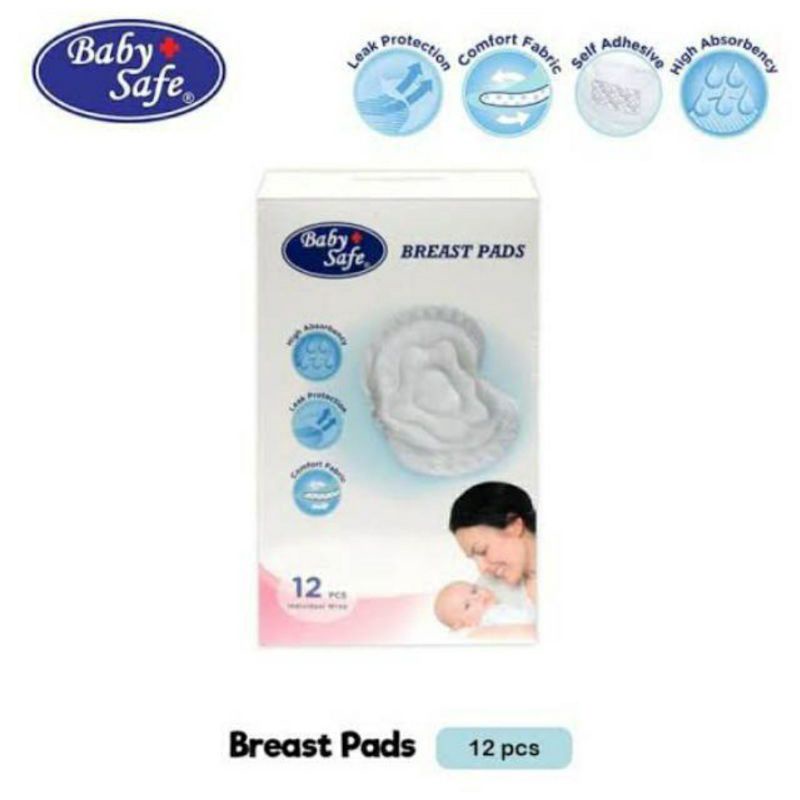 Breast pads baby safe isi 12