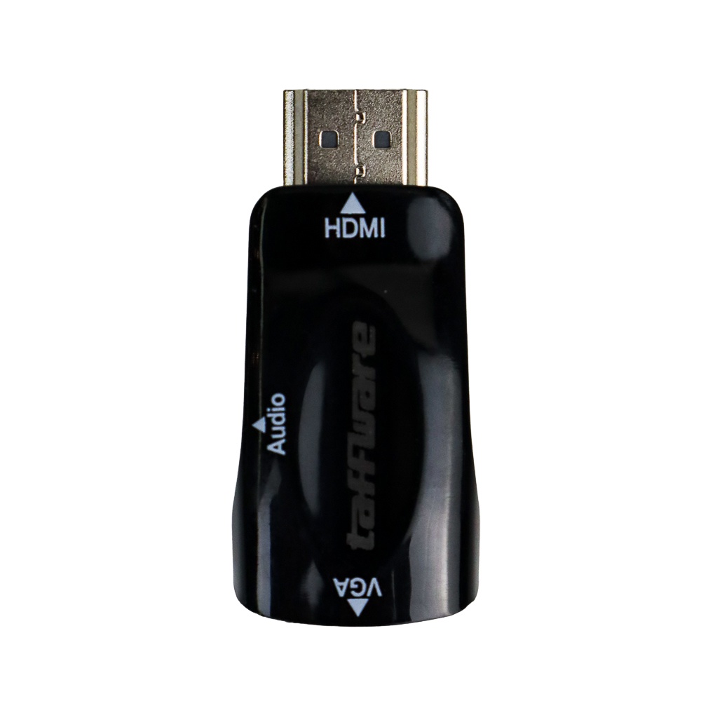 Adapter HDMI ke VGA &amp; AUX 1080P - OMVA05BK Black