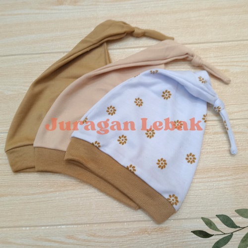 Paket 3Pcs Kupluk bayi baru lahir