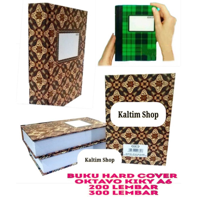 

Buku Hard Cover Oktavo A6 200 300 Lembar Tebal Pakai Pita