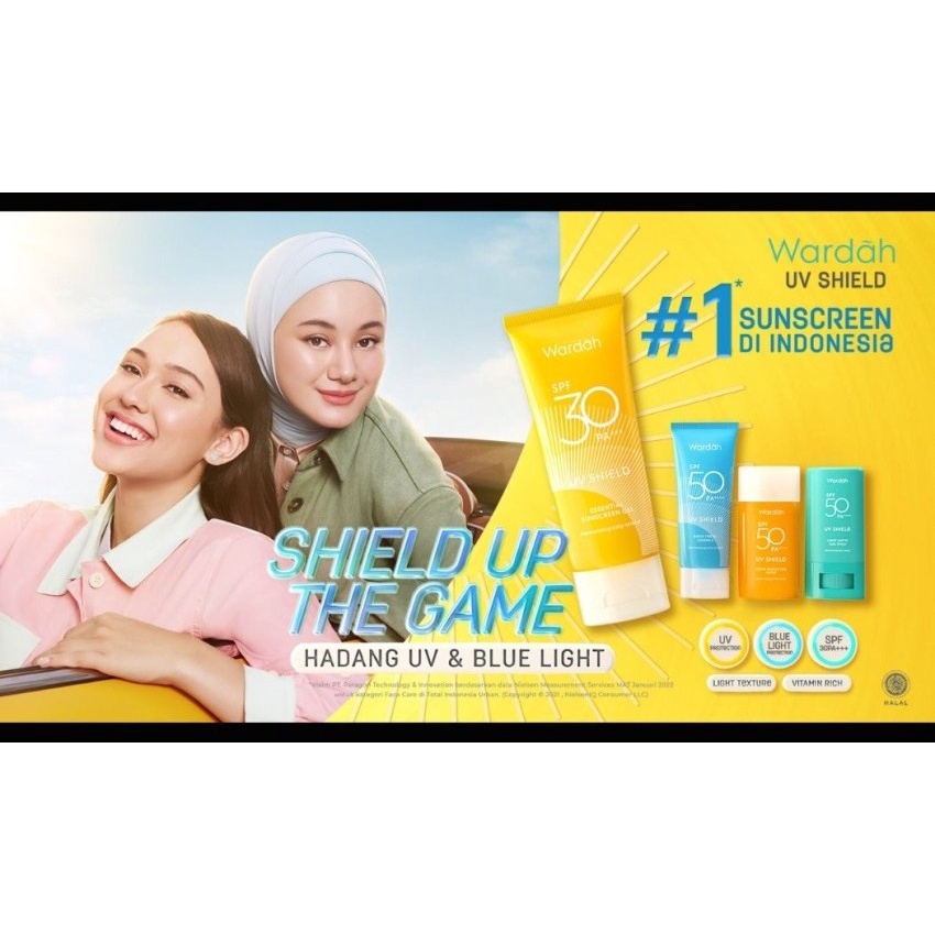 WARDAH UV SHIELD SERIES - Essential Sunscreen Gel SPF30 (Kemasan Baru Menjadi SPF35) | SPF50 Aqua Fresh Essence | SPF50 Active Protection Serum | SPF50 Light Matte Sun Stick ❤ jselectiv ❤ Sunscreen WARDAH - ORI✔️BPOM✔️COD✔️