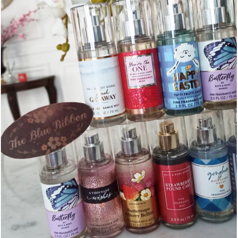 ORIGINAL USA !! BBW TRAVEL SIZE MIST 88ML