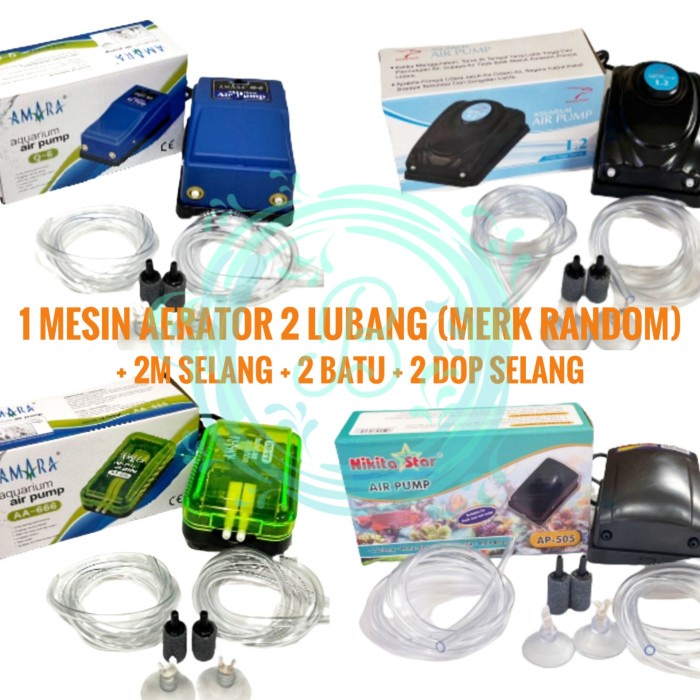 Aerator Aerator 2 Lubang Aerator Usb Aerator Baterai Aerator Aquarium 4 Lubang Aerator Kolam BEST SE