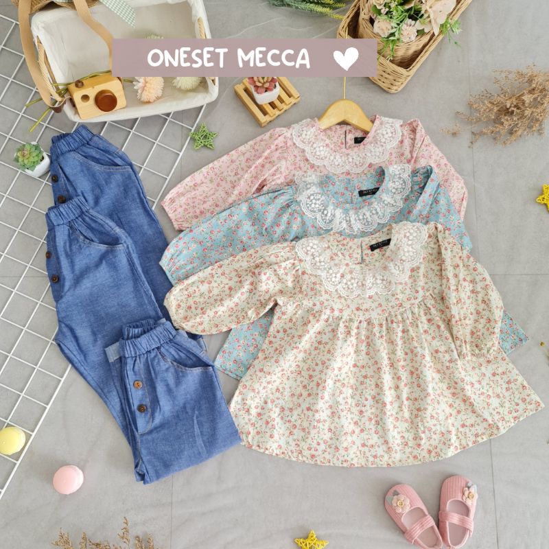 Ollet MECCA Oneset Setelan anak ala korea
