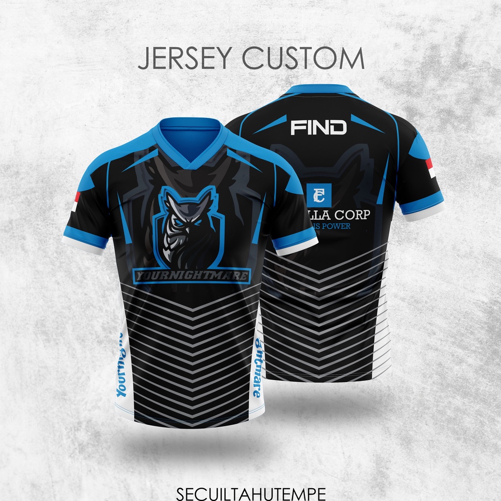 JERSEY ESPORT CUSTOM, KAOS RRQ, FREEFIRE, JERSEY GAMING, BUNDLE FREE FREE FIRE, FULL PRINTING