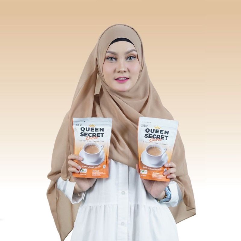 ( PAKET 2 PCS )Queen secret coffee kopi melancarkan haid by Amiralab