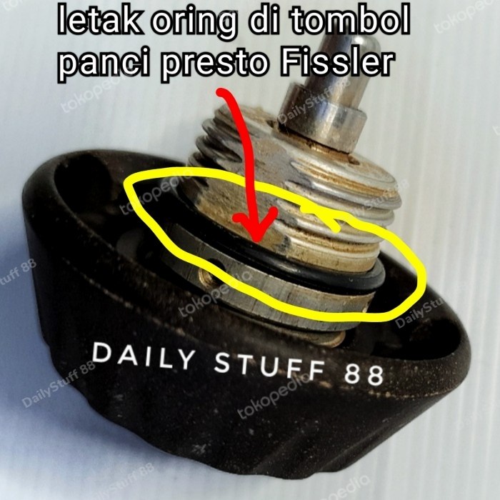 Presto Karet Oring Panci Presto Fissler (Pada Tombol)