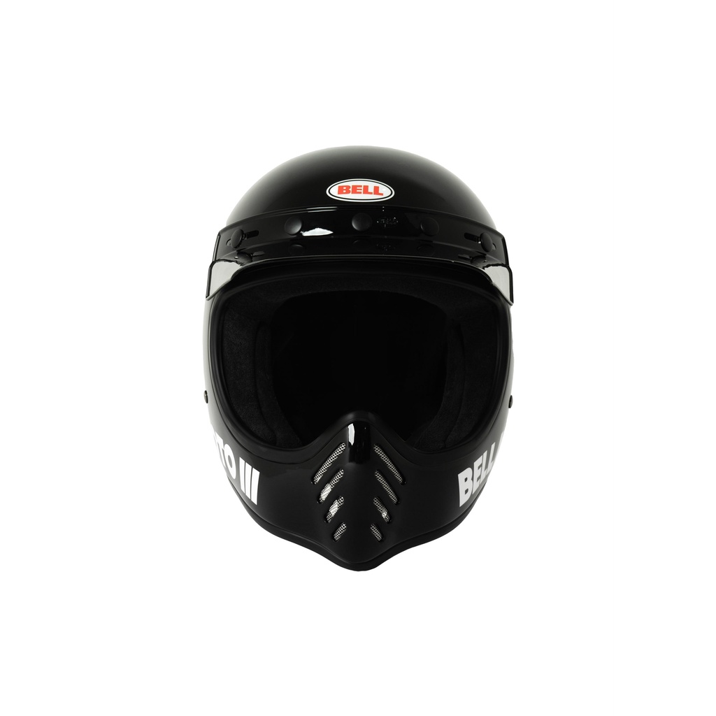 PHILLIP WORKS ORIGINAL HELMET Bell Moto III Classic Black